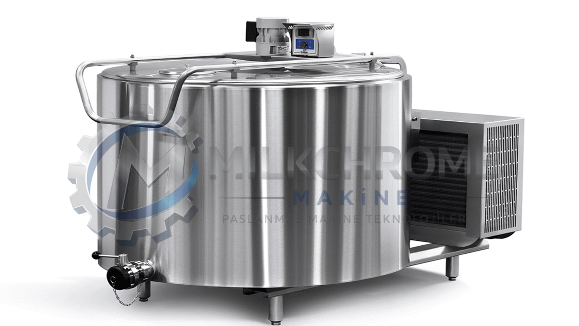 خزان تبريد الحليب العمودي